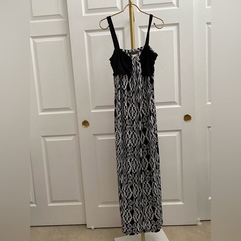 Perseption Monochrome Patterned Dress